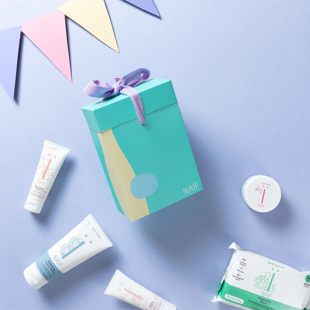 Naïf Babycare pack Gift set | Billendoekjes, Billencrème, Wascrème, Babycrème, Baby balm