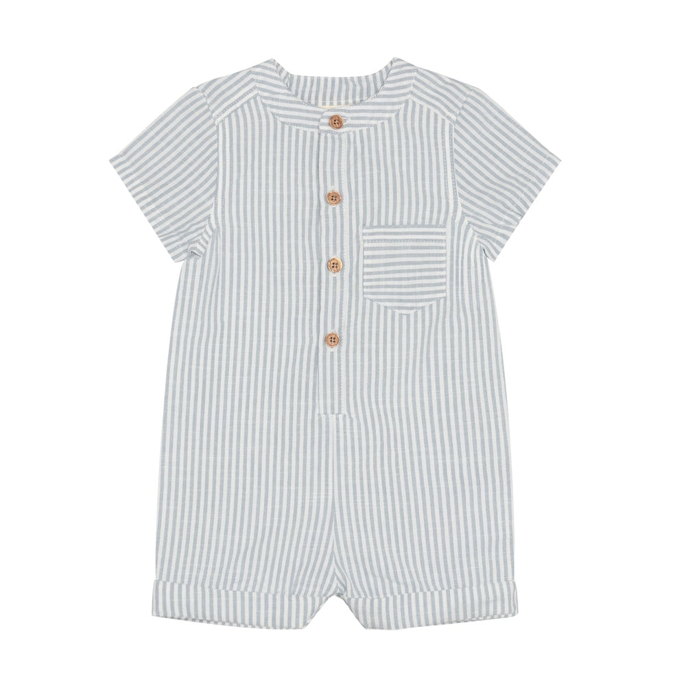 Fixoni Jumpsuit Blauw Gestreept - Mountain Spring