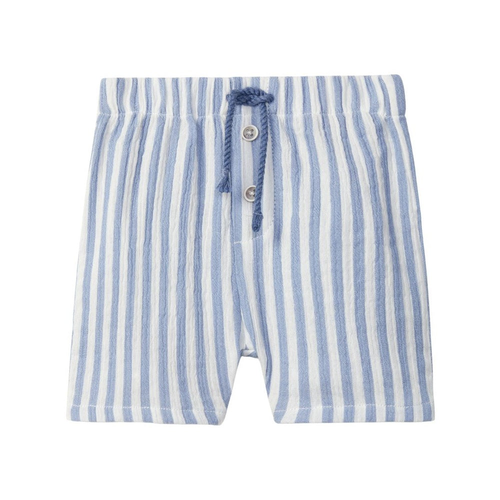 Laranjinha Gestreepte Zomer Shorts Voor Kinderen - Medium Blue
