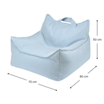Wigiwama Zitzak Voor Buiten - Outdoor Beanbag Chair - Azure