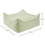 Wigiwama Vierkante Poef - Outdoor Square Ottoman - Herba