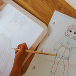 Kidywolf Kidydraw Pro Draagbare Lichttablet - Roos