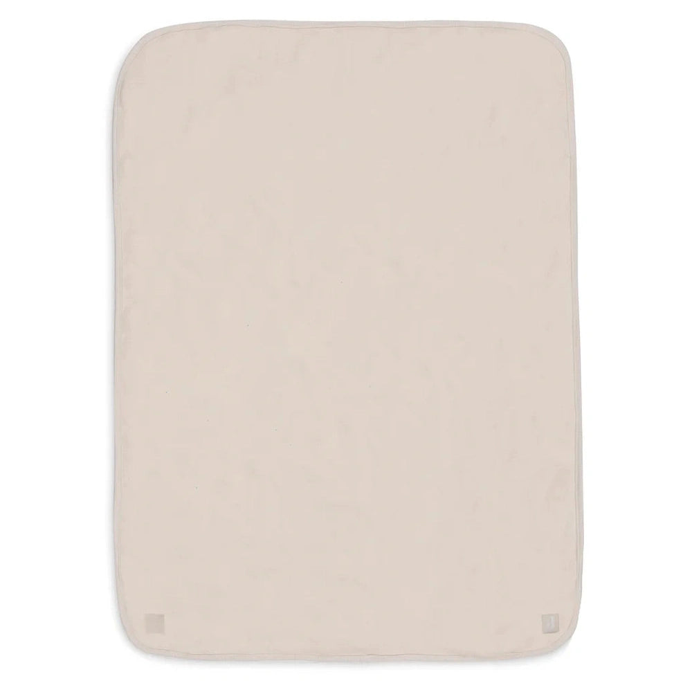 Jollein - Wiegdeken 75x100cm - Basic Jersey/Sherpa - Oatmeal