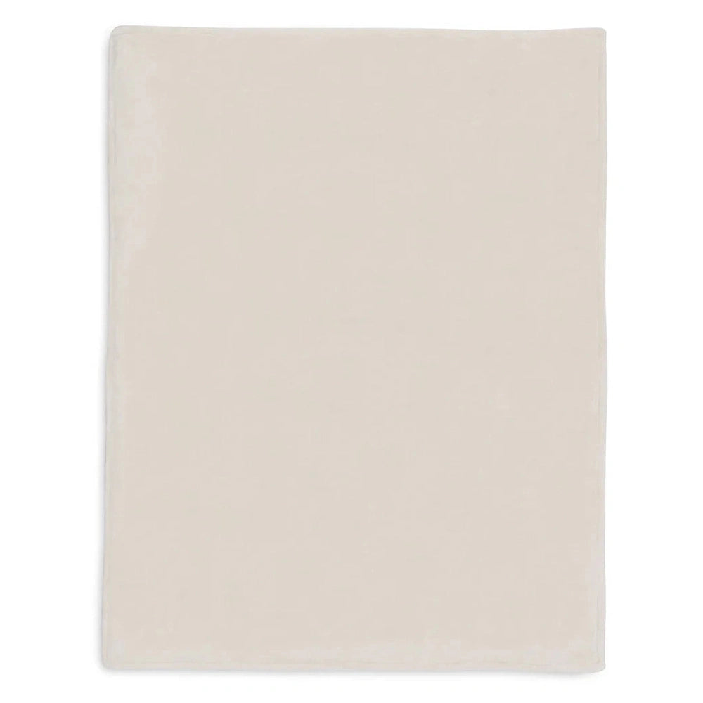 Jollein - Wiegdeken Basic Knit/Velvet 75x100cm - Oatmeal