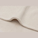 Jollein - Wiegdeken Basic Knit/Velvet 75x100cm - Oatmeal