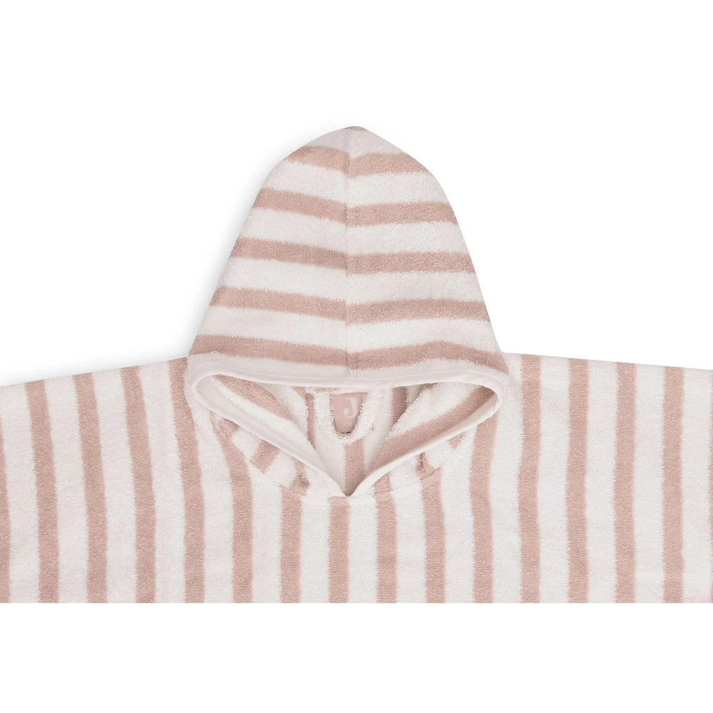 Jollein Badponcho Stripe Terry Wild Rose