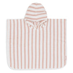Jollein Badponcho Stripe Terry Wild Rose