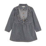 En Fant Jurk Denim - Lichtgrijs