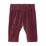 Minymo Velour Broek - Rose Brown