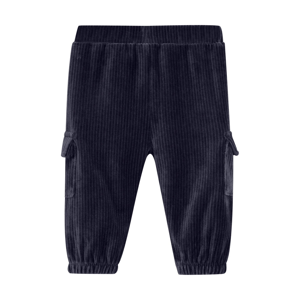 Minymo Velour Broek Met Zak - Parisian Night