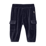 Minymo Velour Broek Met Zak - Parisian Night