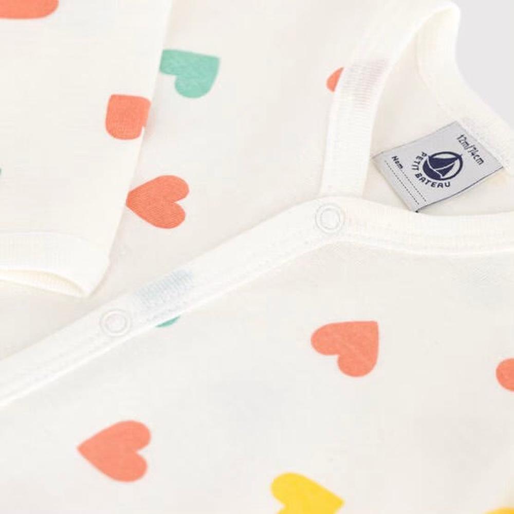 Petit Bateau Katoenen Babypyjama Met Hartjesprint