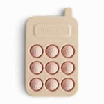 Mushie Téléphone jouet à presser - Blush