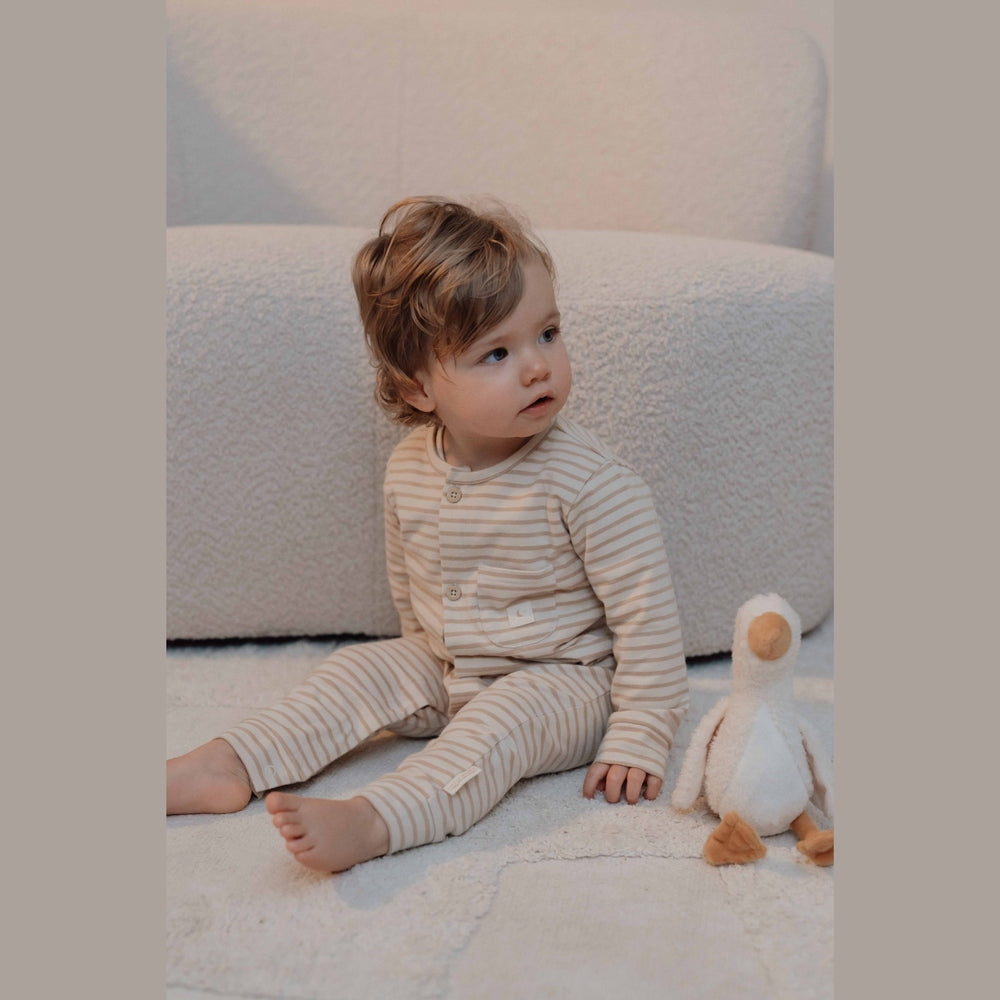 Little Dutch Eendelige Pyjama - Natural Stripes