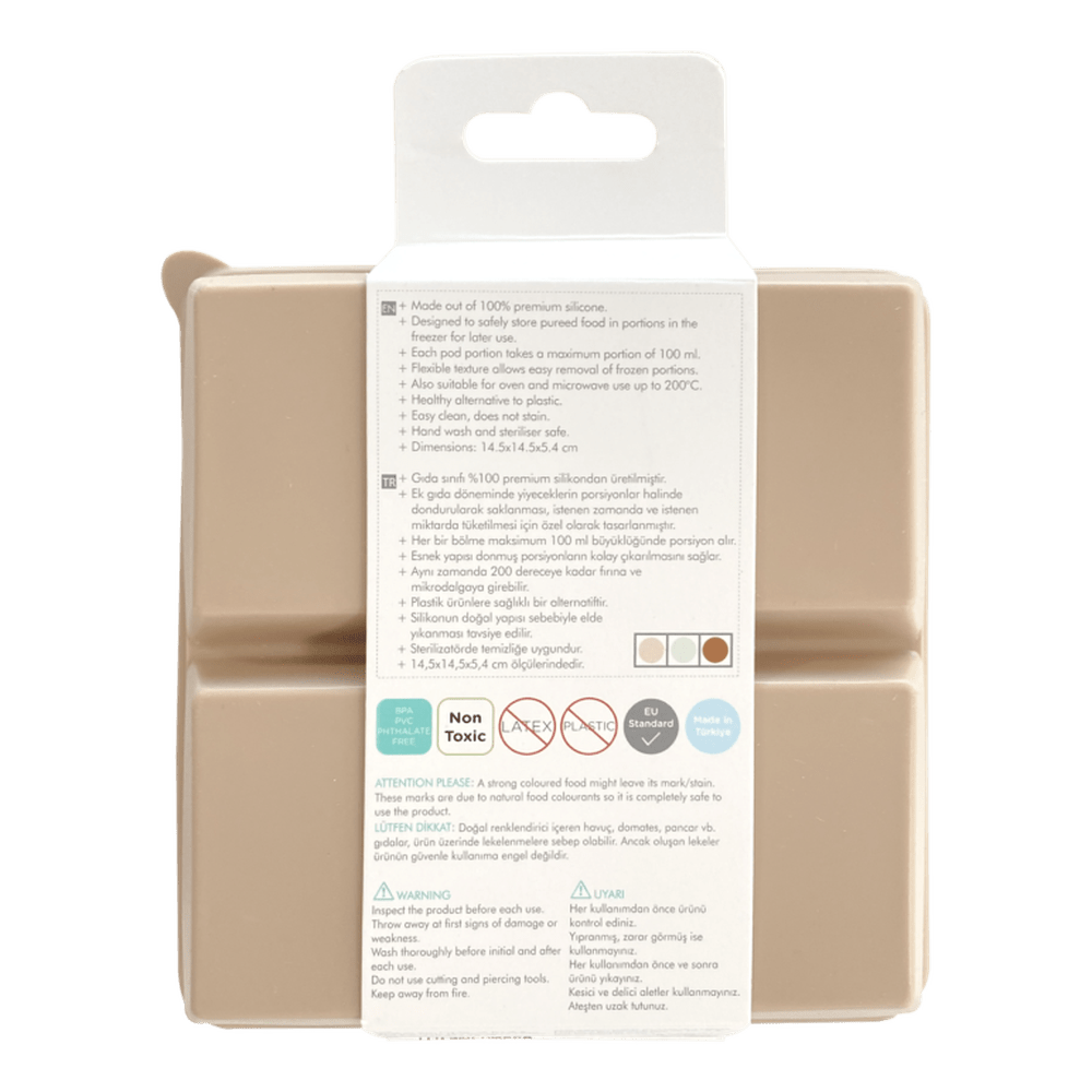 Minikoioi Bewaardoosje Puree Pods - Woody Brown