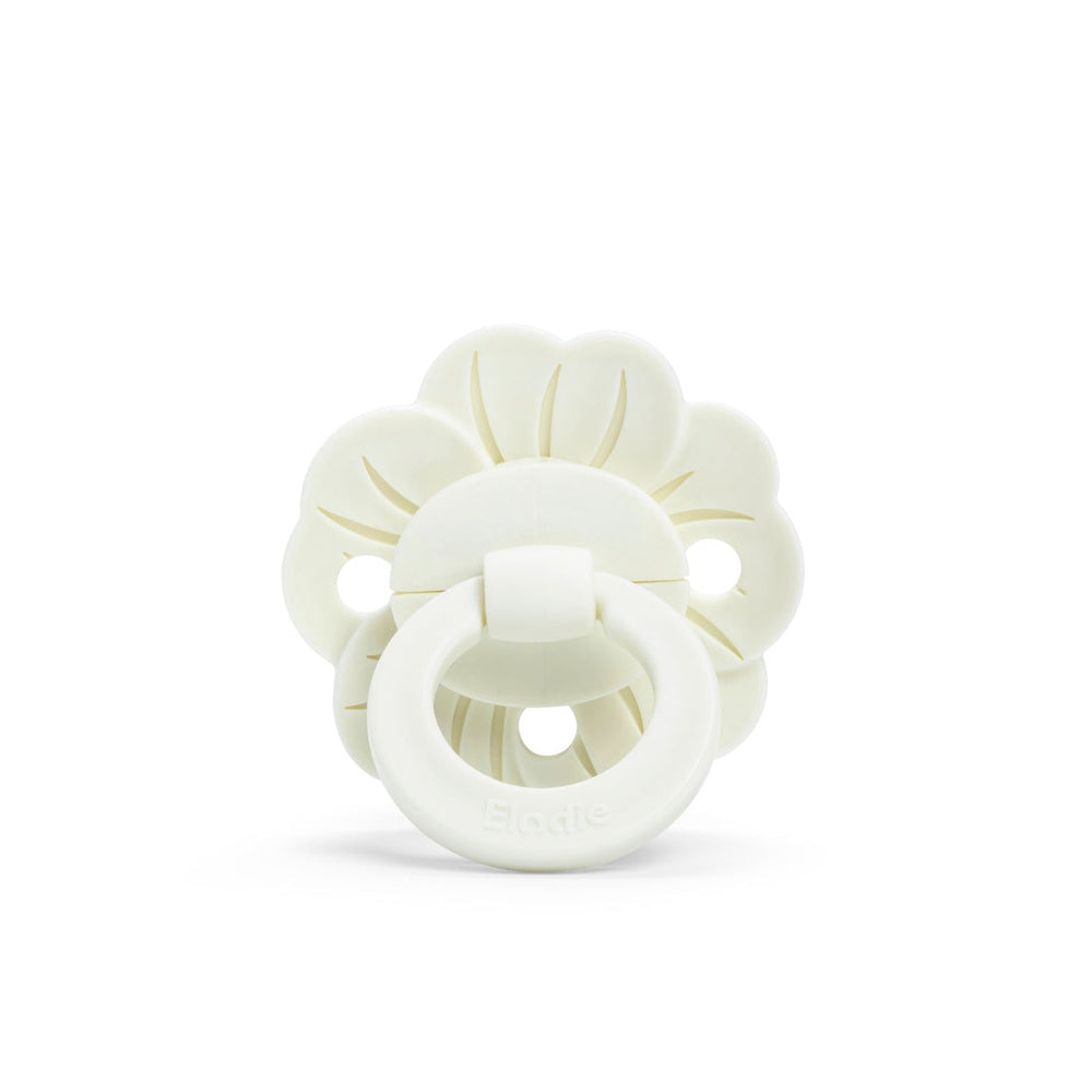 Elodie Details Fopspeen Binky Bloom Silicone 3+ maanden - Vanilla White