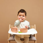 Meyco Set Van 3 Slabbetjes In Badstof - Offwhite/Sand/Toffee