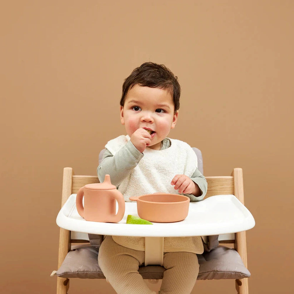 Meyco Set Van 3 Slabbetjes In Badstof - Offwhite/Sand/Toffee