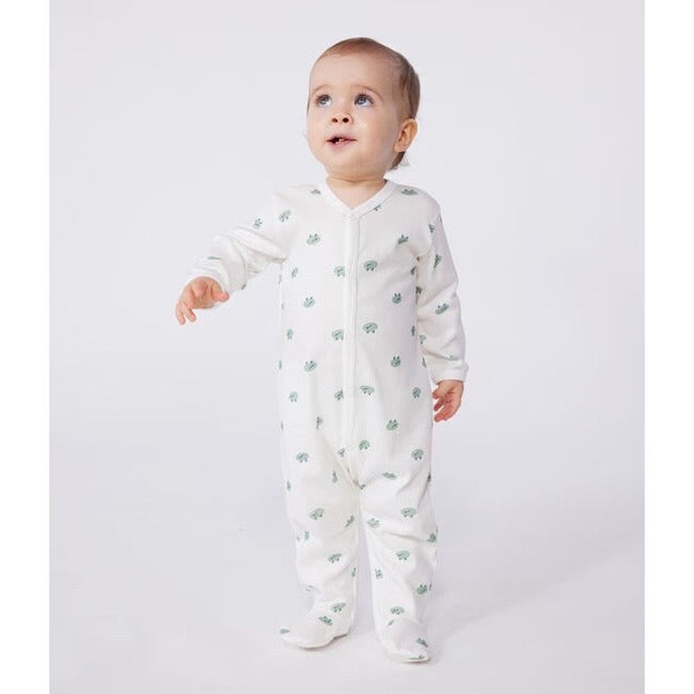 Petit Bateau Katoenen Babypyjama Met Kikkerprint