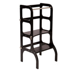 Ette Tete Step N' SIT Montessori Leertoren / Verhoogje - Black / Silver