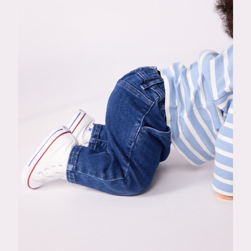 Petit Bateau Denim Baby Broek