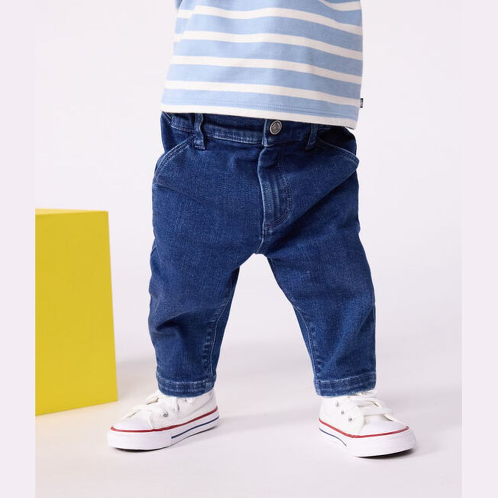 Petit Bateau Denim Baby Broek