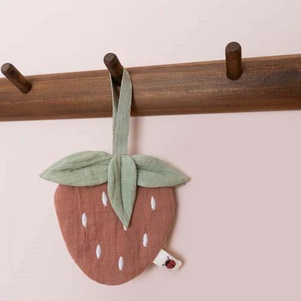 Little Dutch Speendoekje Fairy Garden - Aardbei/Rood