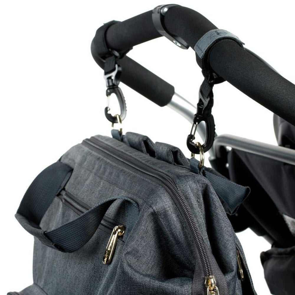 Lässig Goldie Up Green Label Wrap Rugzak Luiertas - Anthraciet