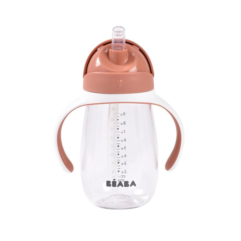 Béaba Drinkfles Met Rietje 300Ml - Terra Cotta