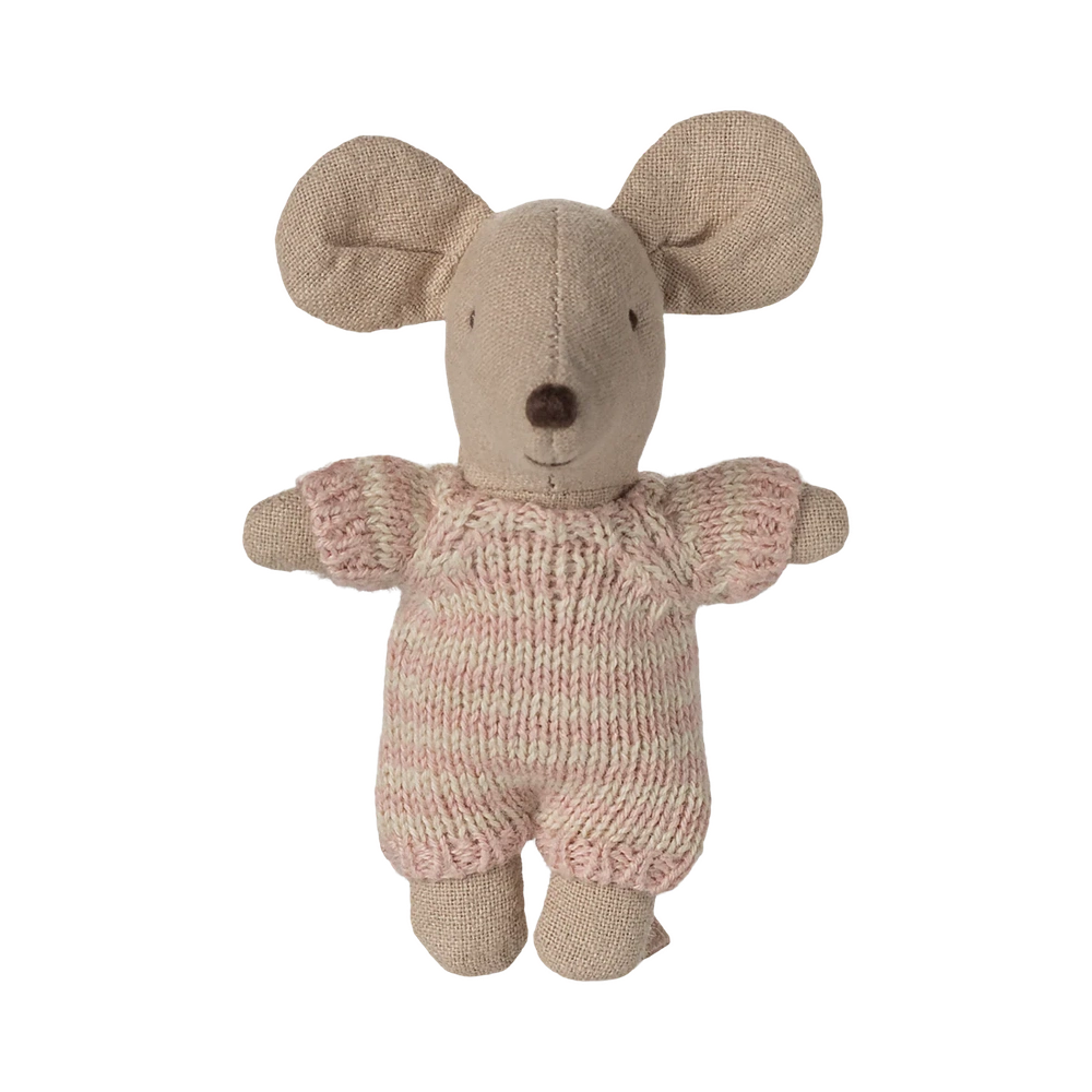 Maileg Babymuis In Reiswieg - Roos