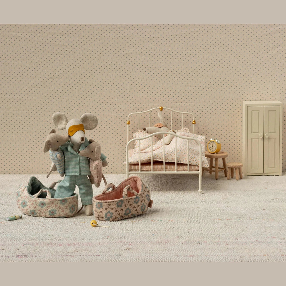 Maileg Babymuis In Reiswieg - Roos