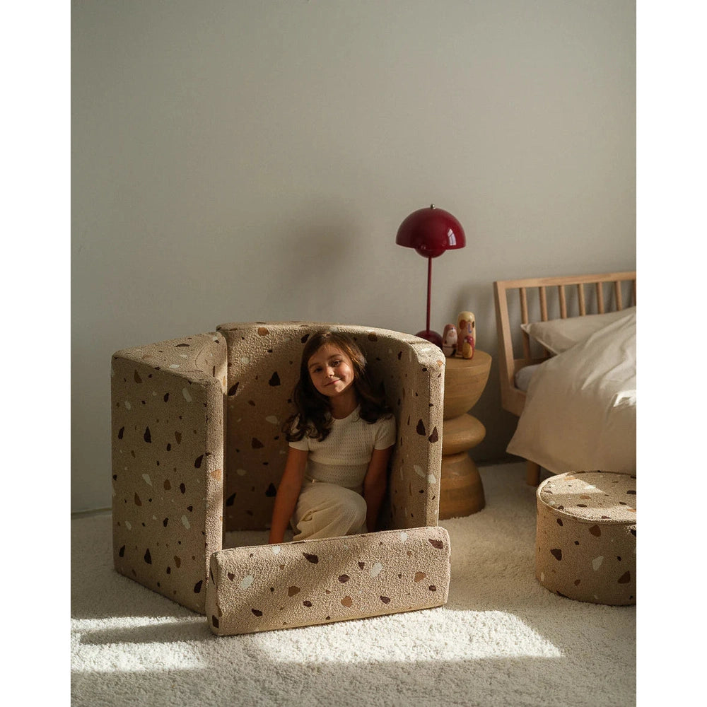 Wigiwama Ligzetel - Moon Chair - Terrazzo Sand