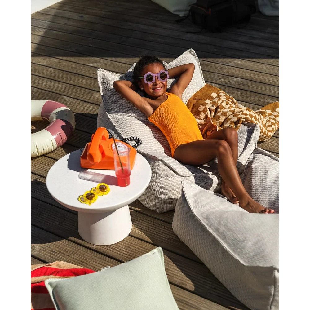 Wigiwama Vierkante Poef - Outdoor Square Ottoman - Terra