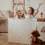 Play&Go Speeltapijt Puzzel - Eevaa 2In1 Puzzelmat/Opbergbox - Worldmap Colour Design