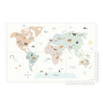 Play&Go Speeltapijt Puzzel - Eevaa 2In1 Puzzelmat/Opbergbox - Worldmap Colour Design