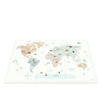 Play&Go Speeltapijt Puzzel - Eevaa 2In1 Puzzelmat/Opbergbox - Worldmap Colour Design