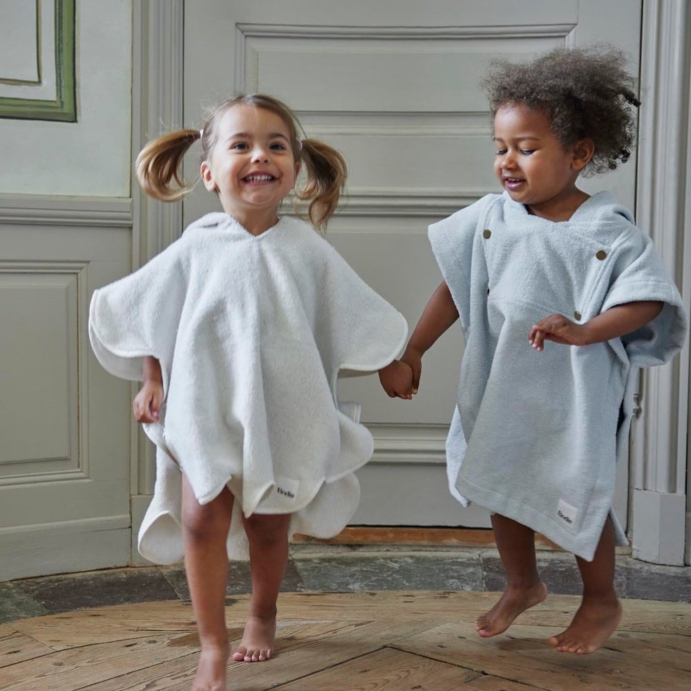 Baby Badcape - Vanilla White - one size - Elodie Details