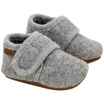 Wollen Slippers - Grey Melange