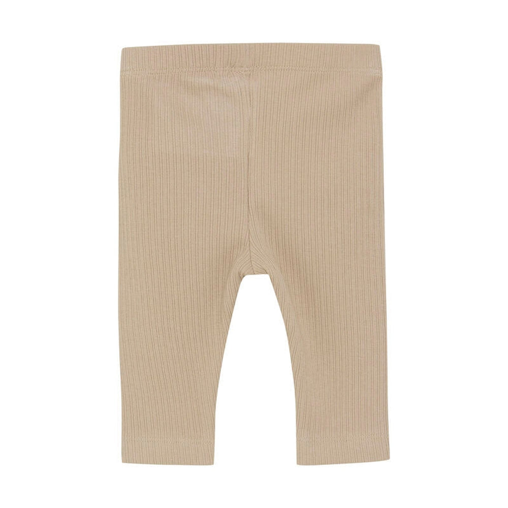 Huttelihut Legging Ribstof - Light Taupe