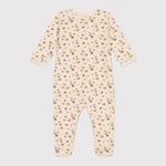 Petit Bateau | Babypyjama Met Geruwde Fleece - Bloemetjesprint