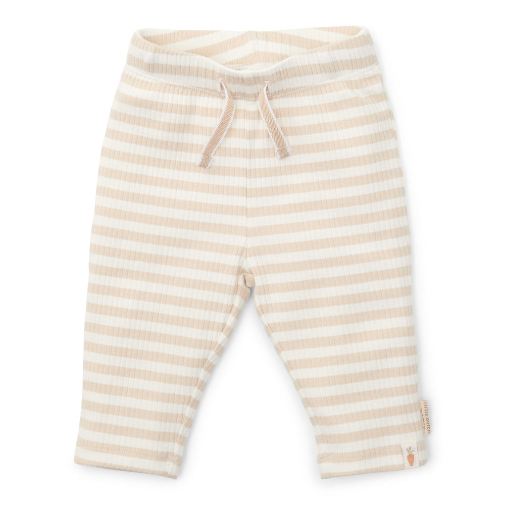 Little Dutch Baby Broekje Stripe - Sand/White