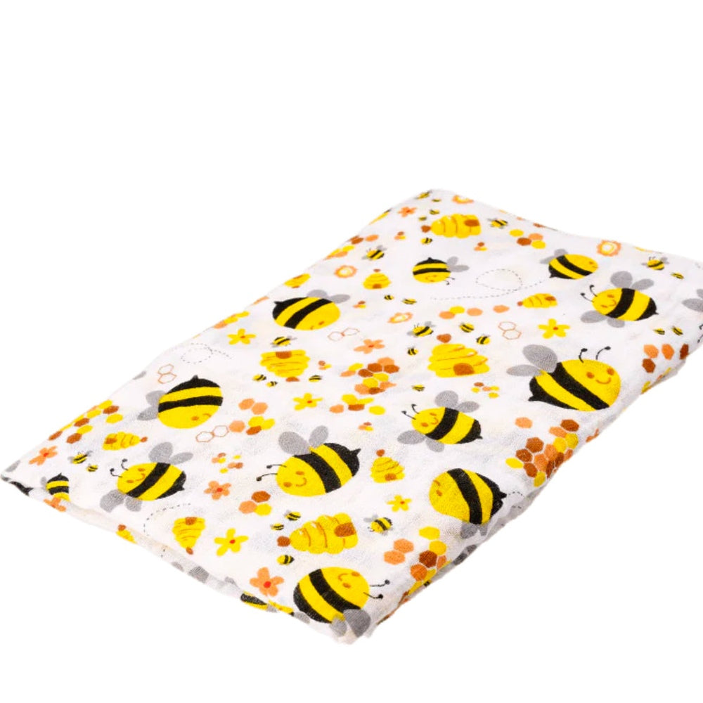 Happy Bear Hydrofiele Doek 120 Cm X 120 Cm - Bees