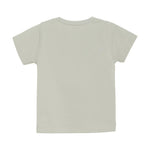 Jersey T-shirt Met Korte Mouwen Van Biokatoen - Giraffe/Mineral Gray