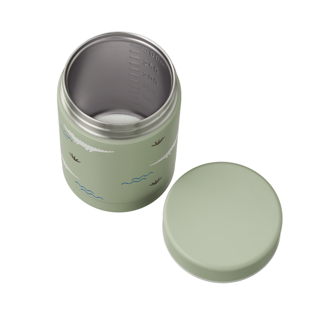 Fresk Bewaarpot/Thermos Voedselcontainer / Food Jar - Krokodil / Crocodile