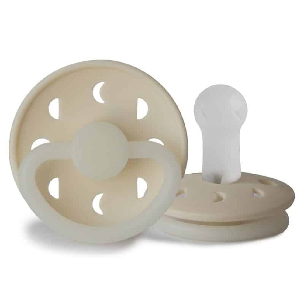 Frigg Fopspeen Moon Night - Silicone - Cream T1/T2