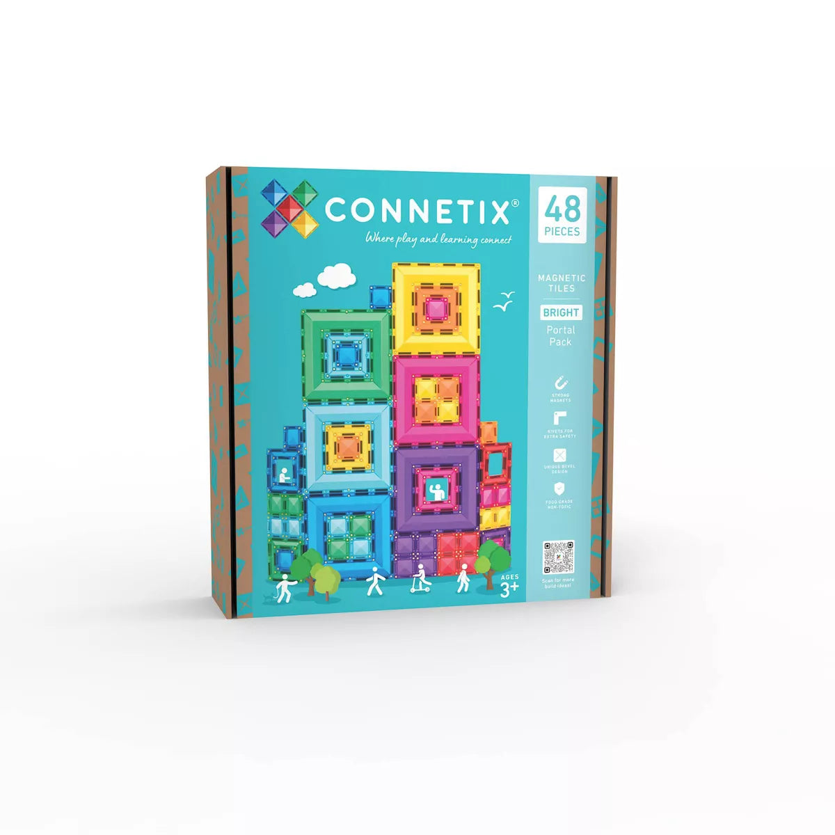 Connetix Bright Portal Pack | 48 onderdelen