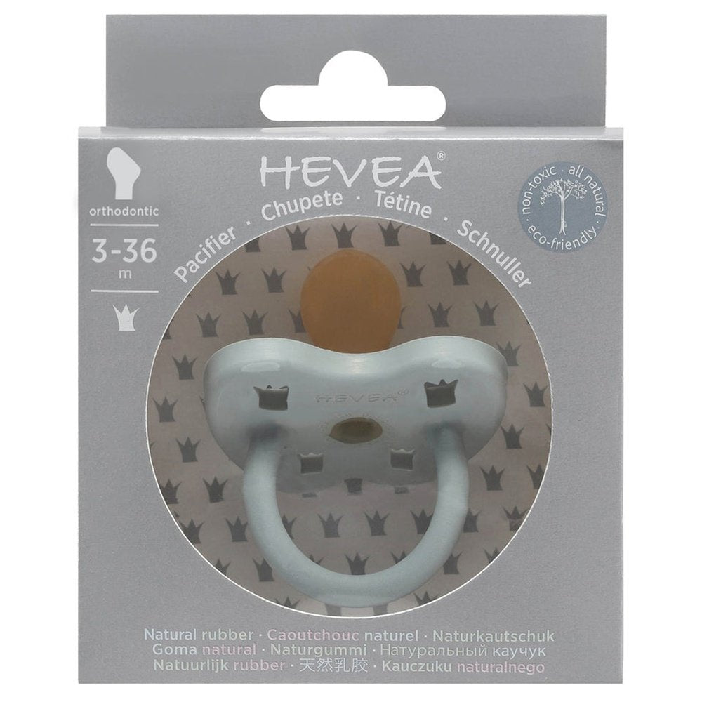 Hevea Fopspeen Orthodontisch 3-36 M - Gorgeous Grey