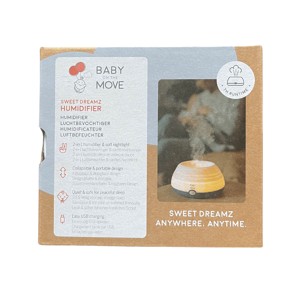 Baby on The Move Luchtbevochtiger met zacht nachtlampje - Sweet Dreamz Blush