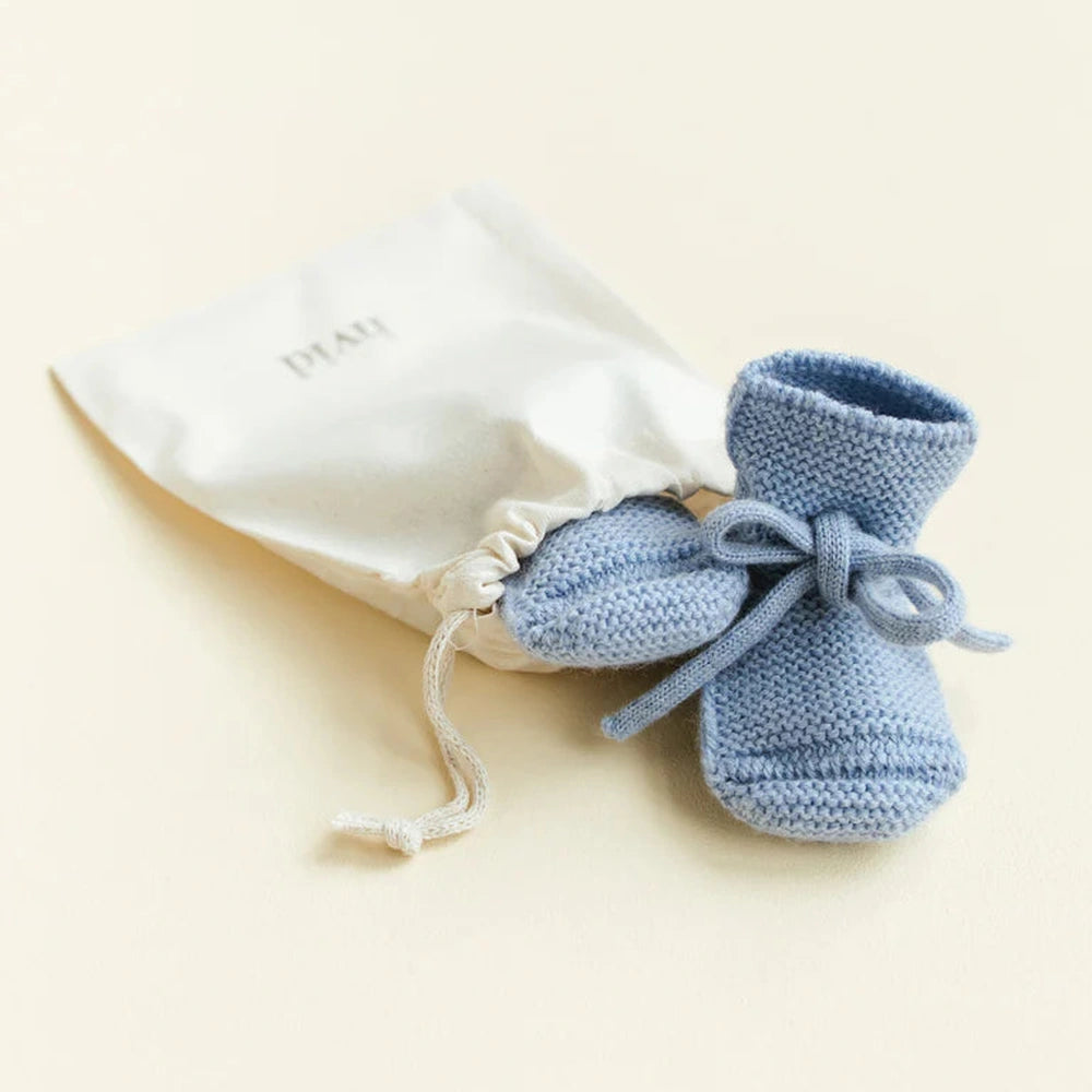Hvid Original Booties 0-9m - Light Blue