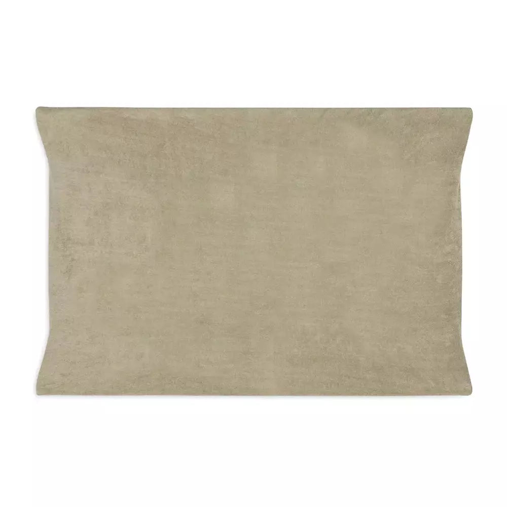 Aankleedkussenhoes badstof 50x70cm - olive green - 2pack